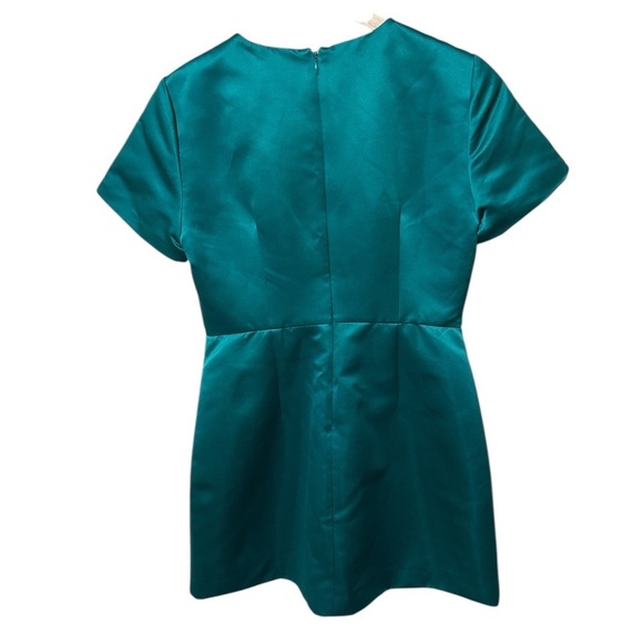 EUC - J. Crew Collection A-Line Mini Dress In Duchesse Satin - Size 4 - Picture 5 of 7